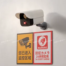 Creative 3D Miniature Camera Fridge Magnet with Warning Light (Monitoring camera)