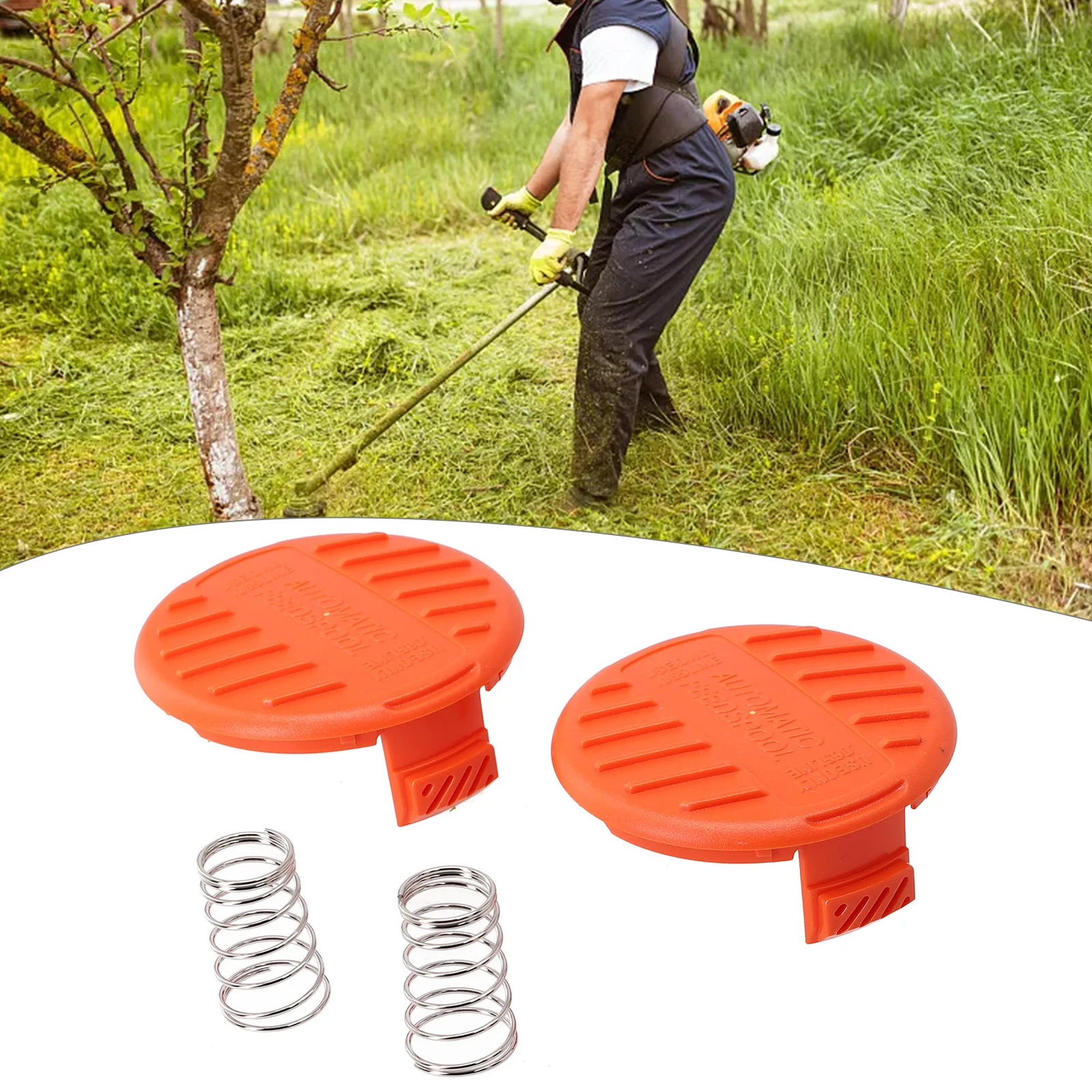 Cover Spool Cap 90624846 Trimmer Accessories Equipment For Black & Decker GH400 GL580 GLC1825 Garden Grass Part