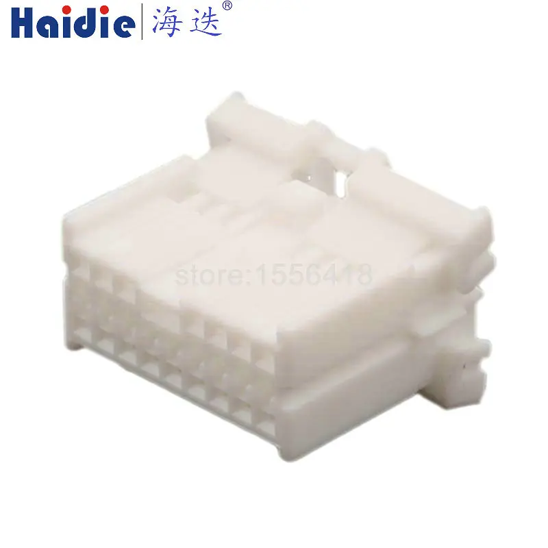 1-20 sets auto 16pin auto female of plastic wiring harness cable unsealed connector 1123371-1 1123350-1