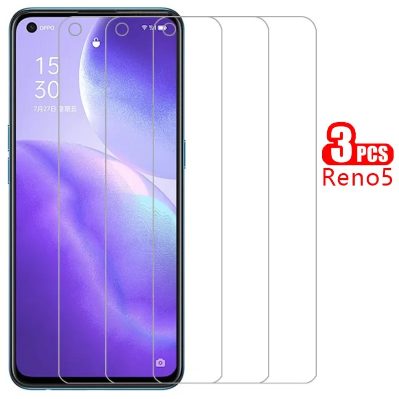 

protective tempered glass for oppo reno5 4g 5g screen protector on reno 5 6.43 safety film opp opo op remo