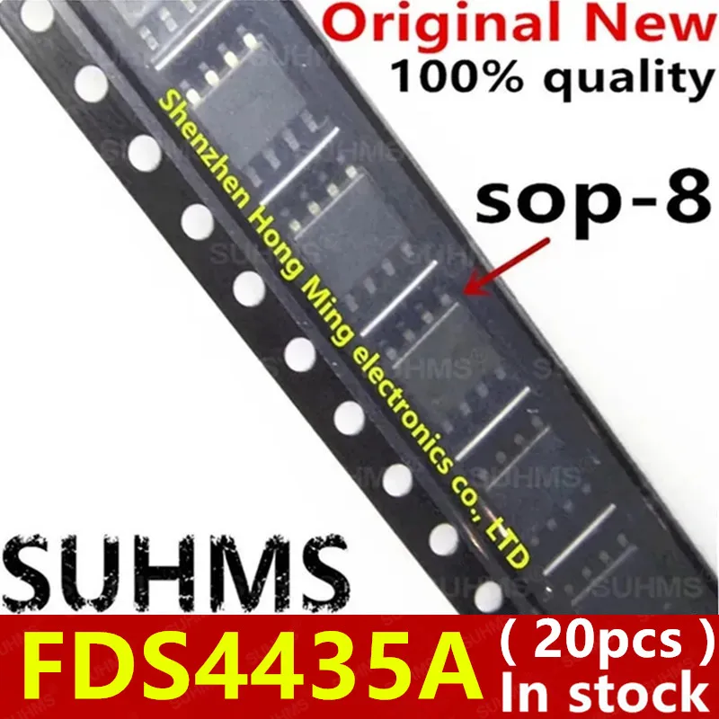 

Набор микросхем FDS 4435A FDS4435A sop-8, 20 шт.