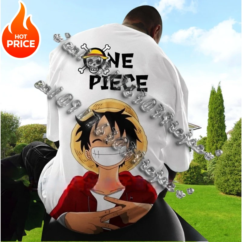 Summer Y2K Anime Cartoon Printed T-shirt for Adult and Children