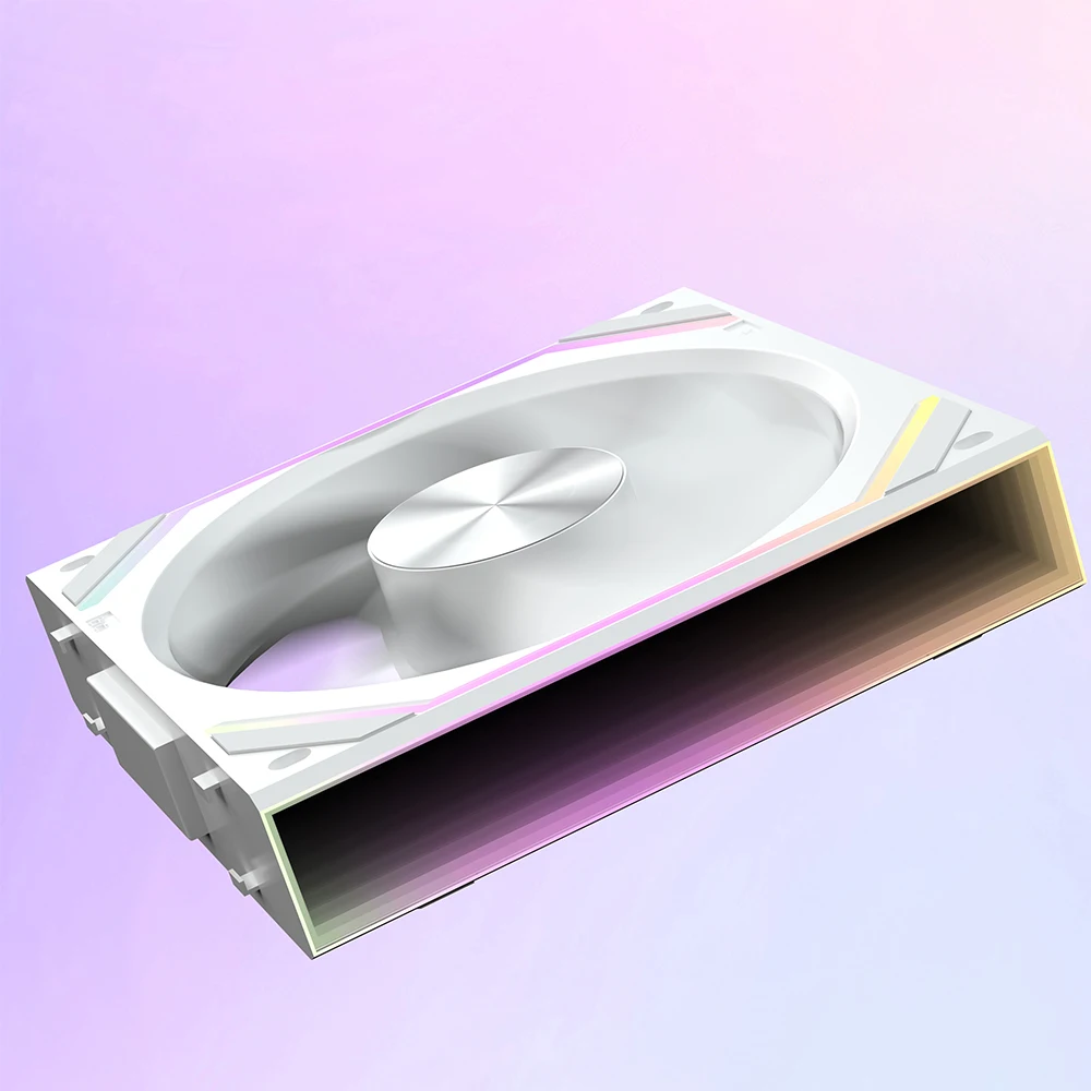 정글 레오파드 케이스 선풍기 V2RS 매직 블록 프리 스플라이싱 120mm PC 컴퓨터 12V 섀시 선풍기 리안 3 핀 5V ARGB 디바인 라이트 리