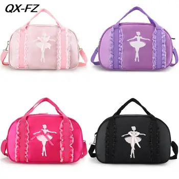 2025 Girls Dance Bag Ballet Dance Backpack Toddler Gymnastics Latin Dance Storage Bag Kids Yoga Tap Jazz Dance Print Handbag 1