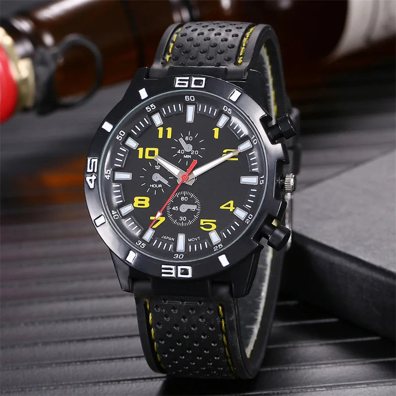 Moda data Quartz mężczyźni zegarki Top marka luksusowy zegarek męski chronograf Sport mężczyzna Wrist Watch Hodinky Relogio Masculino