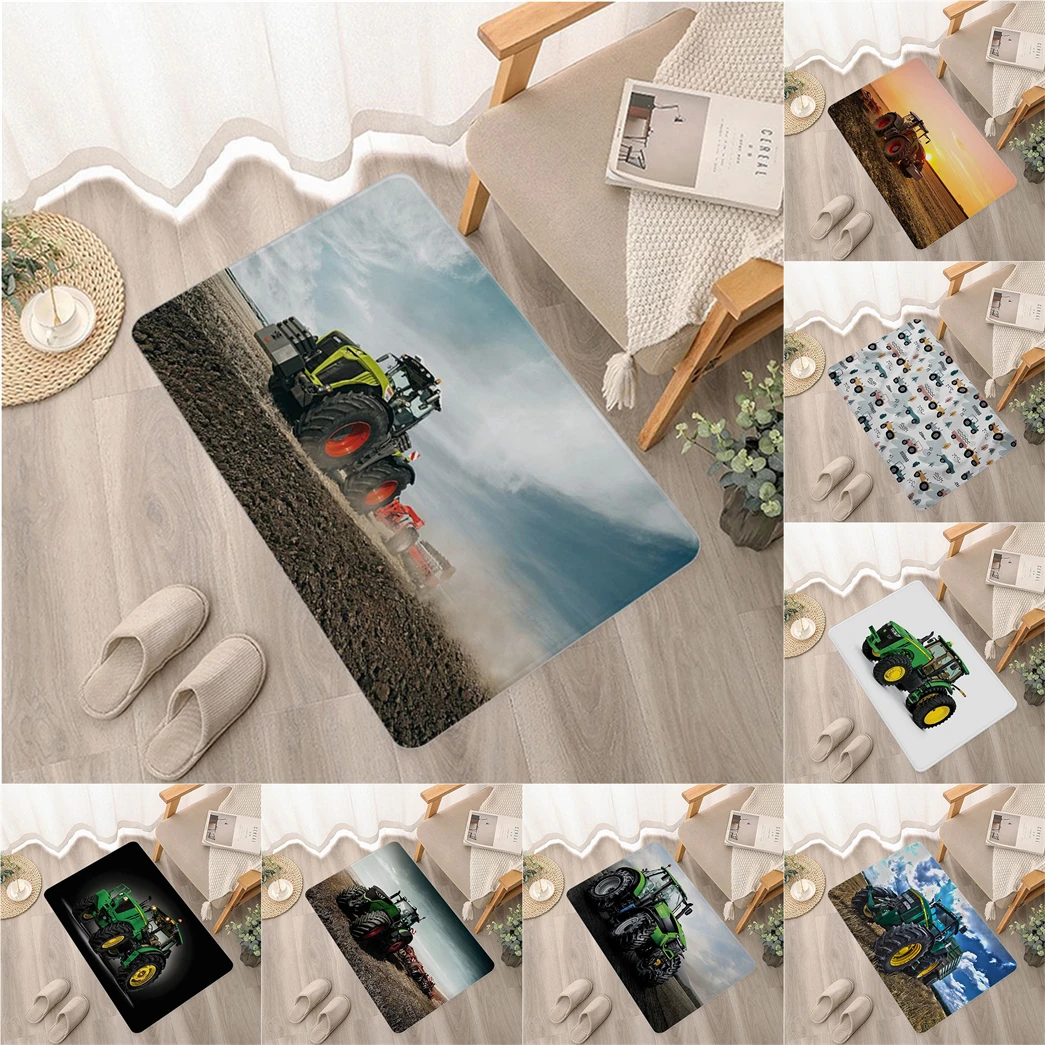 

Pastoral Style Area Rug Floor Rugs Carpet Agricultural Vehicles Pattern Living Room Carpet Floor Rugs For The Living Room Custom