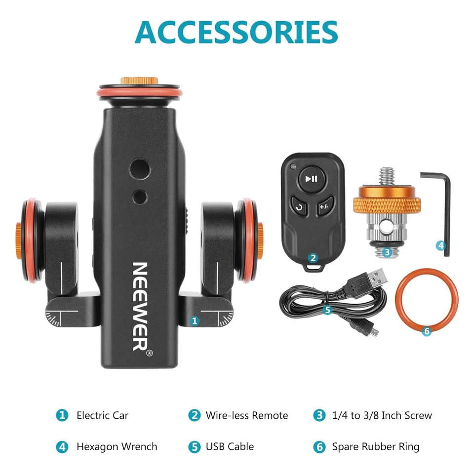 Camera Dolly NEEWER Camera Slider Dolly With Ball Head Phone