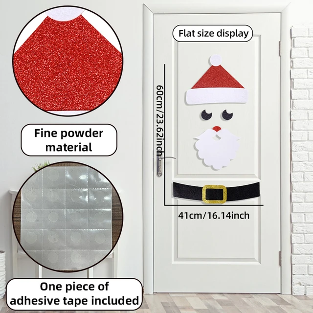 Spread festive cheer with the Christmas Door Sticker