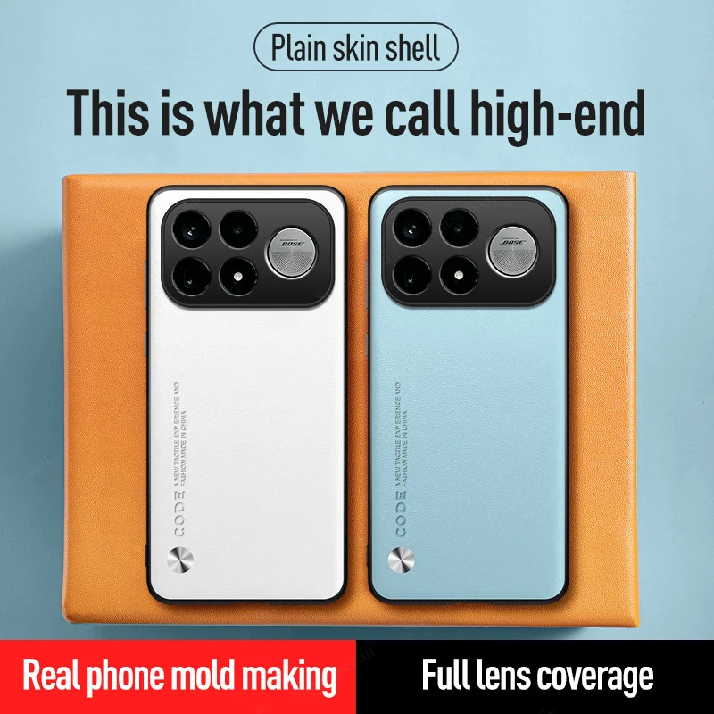 Luxury PU Leather Shockproof Silicone Phone Case Cover