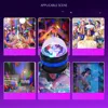 LED Starry Sky Lights Bedroom NightLights 5V USB Decoration Atmosphere Projector Lamp 360° Rotating For Weddings Christmas 4