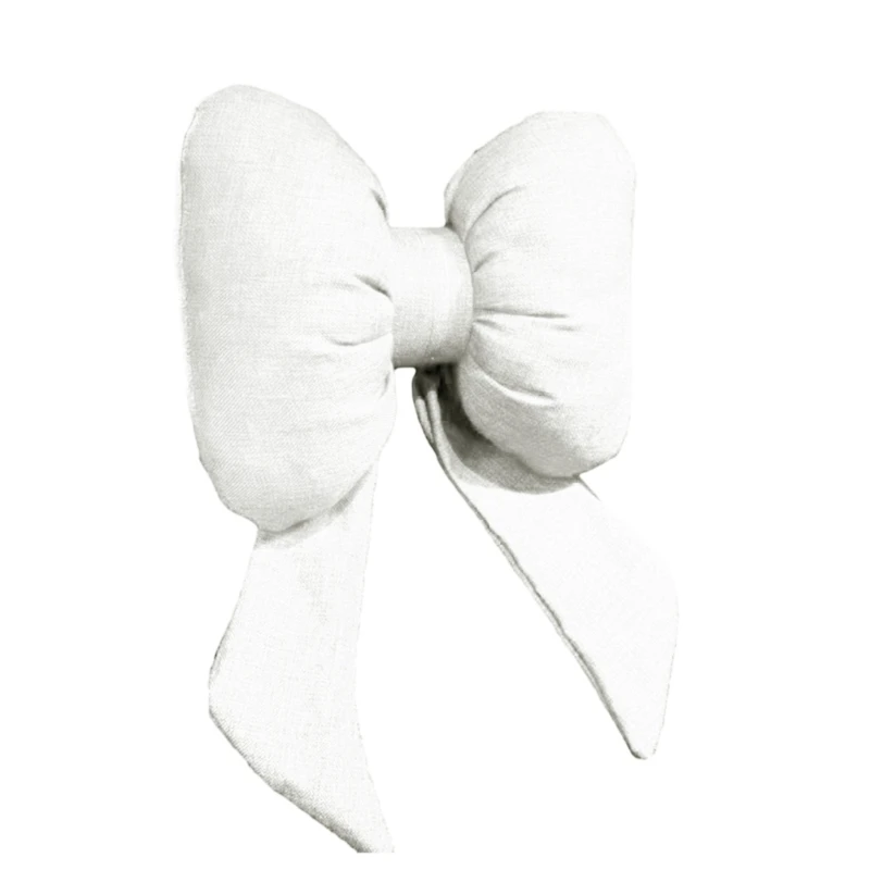자동차 좌석 머리 받침 목 휴식 쿠션 Bowknot 자동차 목 베개 부드러운 목 지원 자동차 좌석 뒤 베개 목 통증 완화