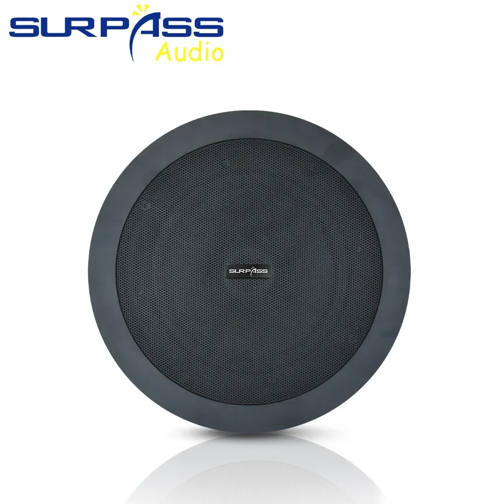 Home Theater Ceiling Speaker 6 Inch 8ohm 30W Coaxial Passive Speakers Flush Mount ABS Material Music Loudspeaker for Restaurant 2