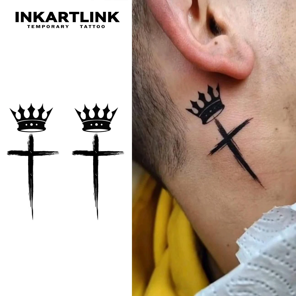 Kroon Tijdelijke Tattoo, Duurt Tot 15 Dagen Nieuwe Technologie Magische  Waterdichte Semi-Permanente Sticker. - AliExpress, image size:1200x1200