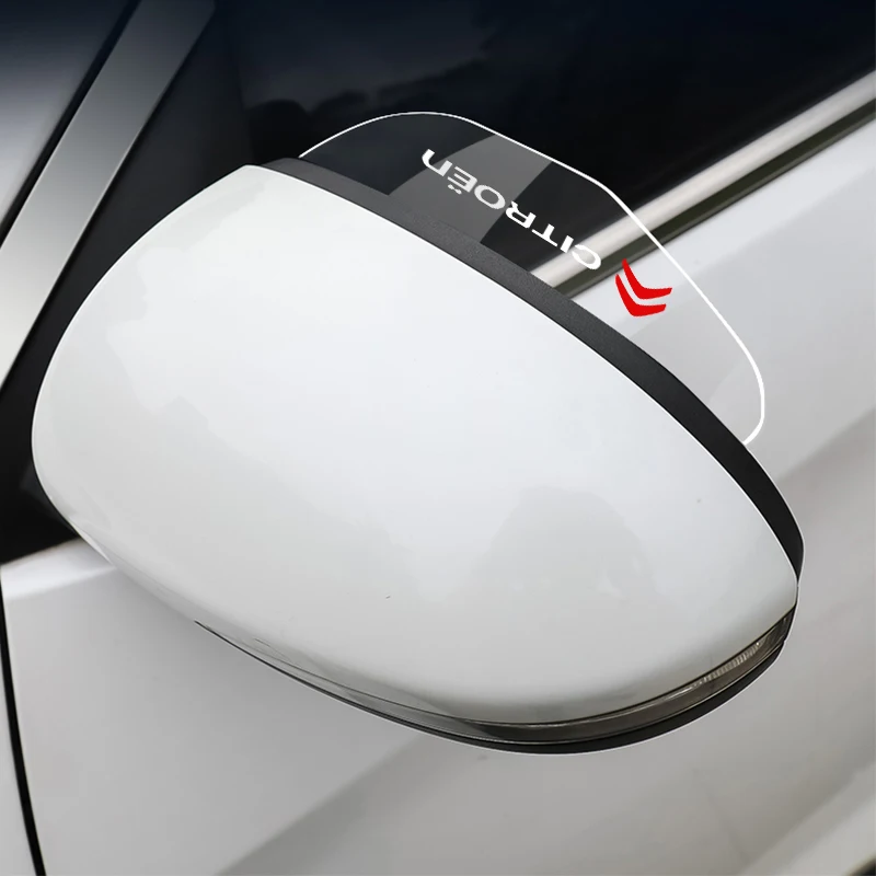 Transparent Rear View Side Mirror Rain Guard Sun Visor Car Accessory