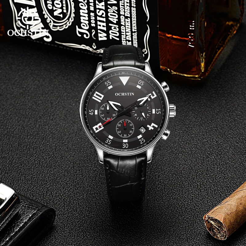 Ochstin Original Brand Luxury Brand Top Commander Series Multi-functional Sports Watch Automatic Date Timing Quartz Code
