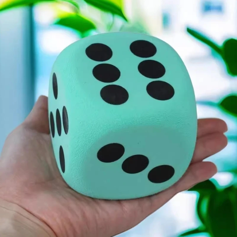 8CM color foam dice set multi-purpose fun toy party and educational game accessories 1set