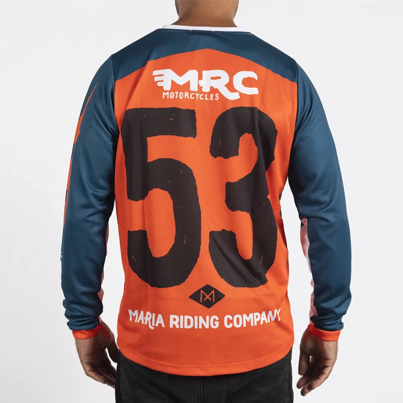 DIY Custom Jersey MTB Motorcycle Clothing Cycling Jerseys Moto Bike Motocross BMX T-Shirt Quick Drying Long Sleeve Bicycles 3