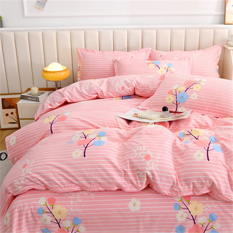 

Household adult printed duvet cover for two people, side zipper household down duvet cover, printed down duvet cover