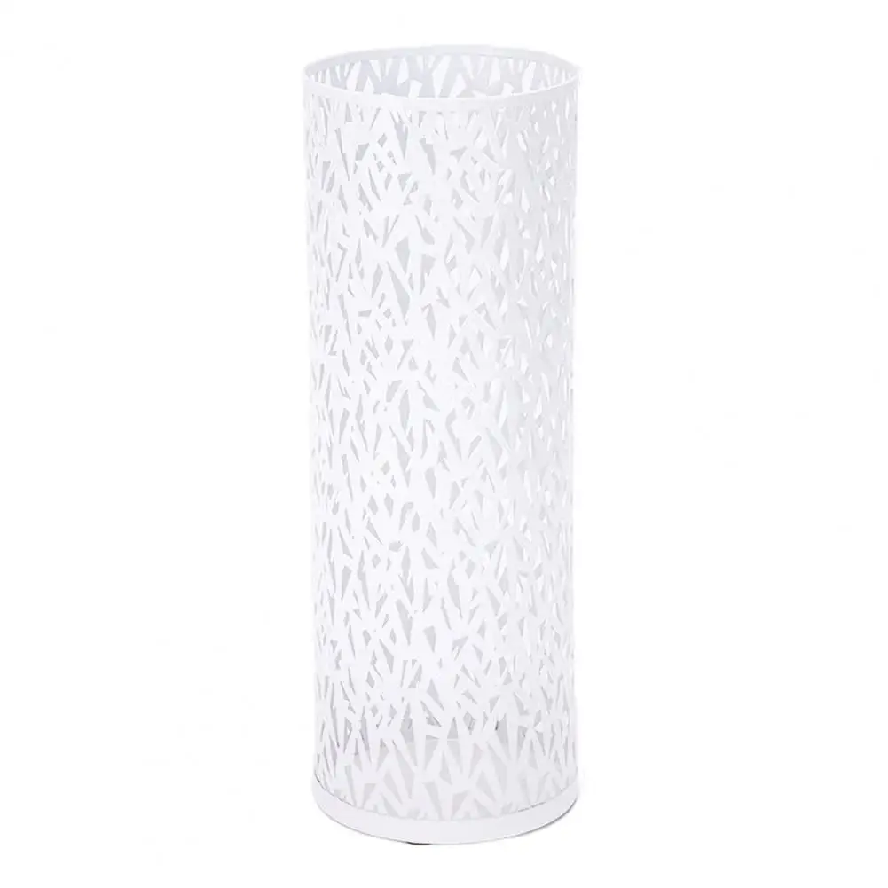 Umbrella Stand Rack Rustproof Compact Design Metal Hollowed Freestanding Round Umbrella Holder Organizer Bin umbrella holder umbrella storage rack