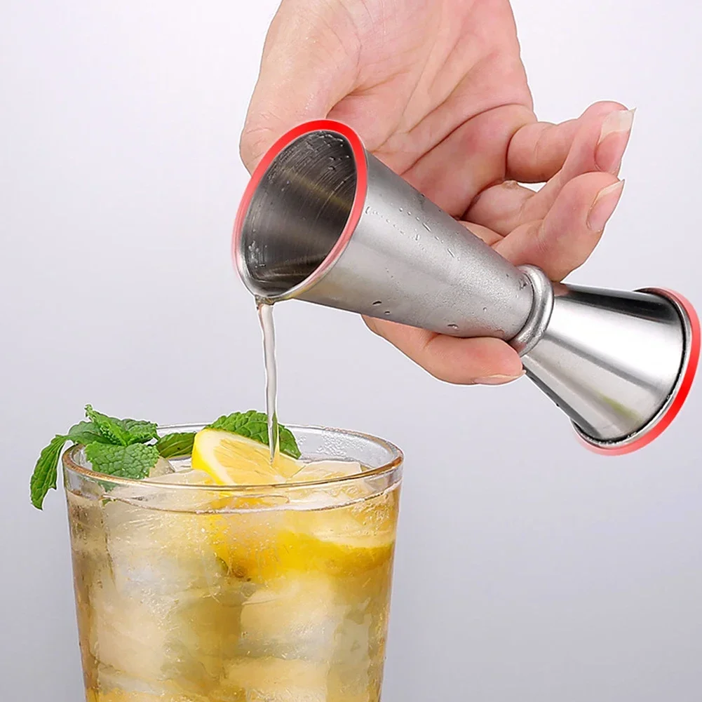 Description Picture 4 of item304 Stainless Steel Cocktail Measure Jigger 15/30 25/50 30/60ml Dual Shot Jigger Liquid Drink Measure Cup Bar Accessories