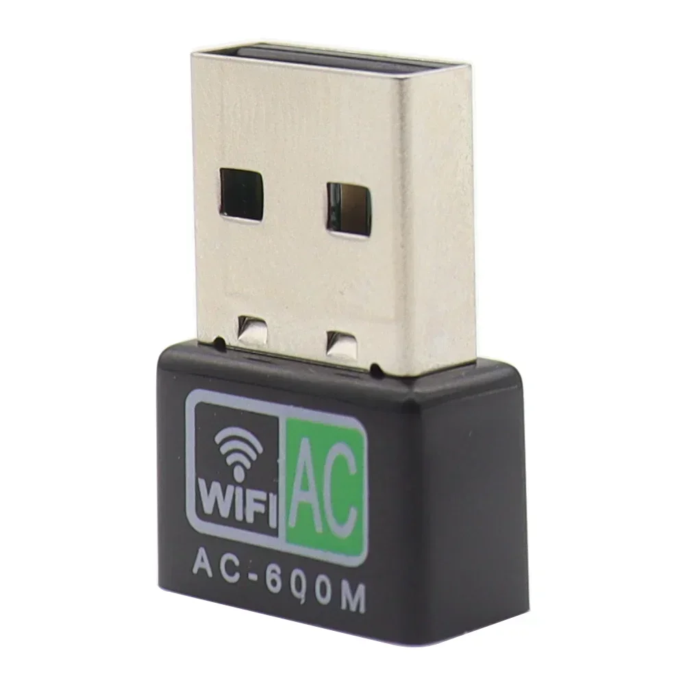 600mbps Wireless Network Card 2.4GHz 5GHz Dual Band USB Wifi Adapter Dongle PC Network