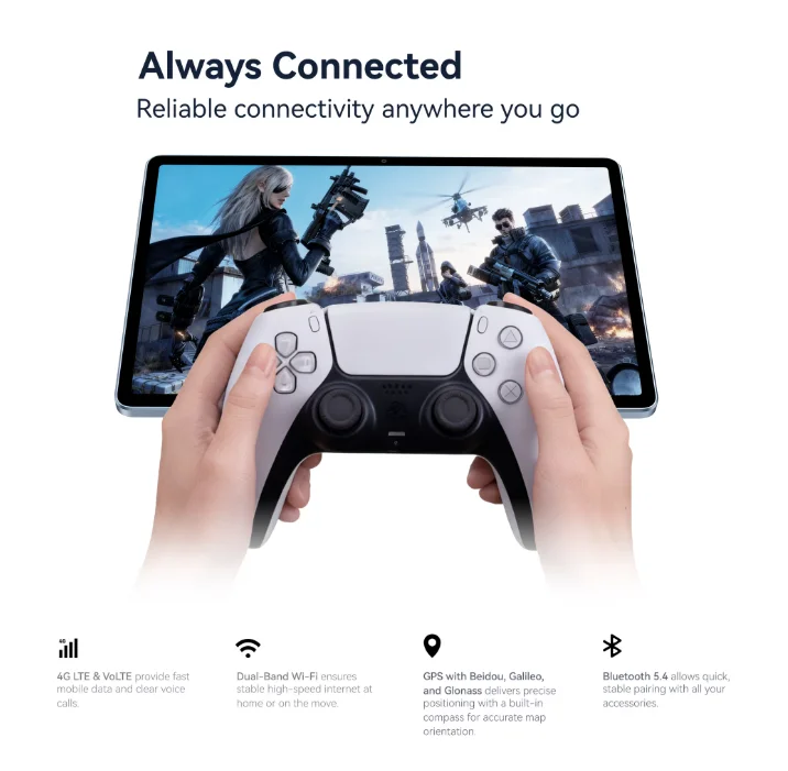 올독큐브 iPlay 70 E 10.95인치 4G 태블릿 8GB+128GB 110Hz FHD IPS 7000mAh WiFi 5 그래파이트 그레이