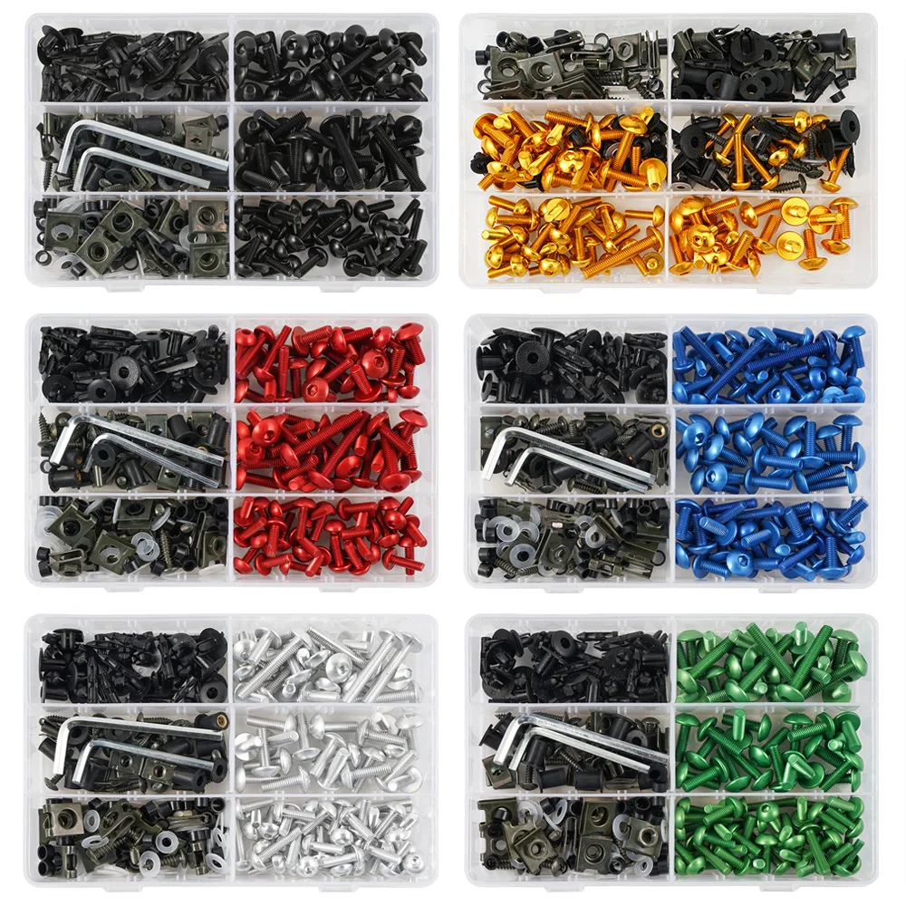 253PCS M6 M5 Verkleidung Schrauben Kit Verschluss Clips Für Honda CRF1100L Afrika Twin Abenteuer Sport CBR1000RR CBR650R Rebel CB650R – Detail 2