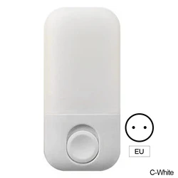 Charming LED Bedside Night Light - Perfect Gift for Children and Adults Alike (C White)