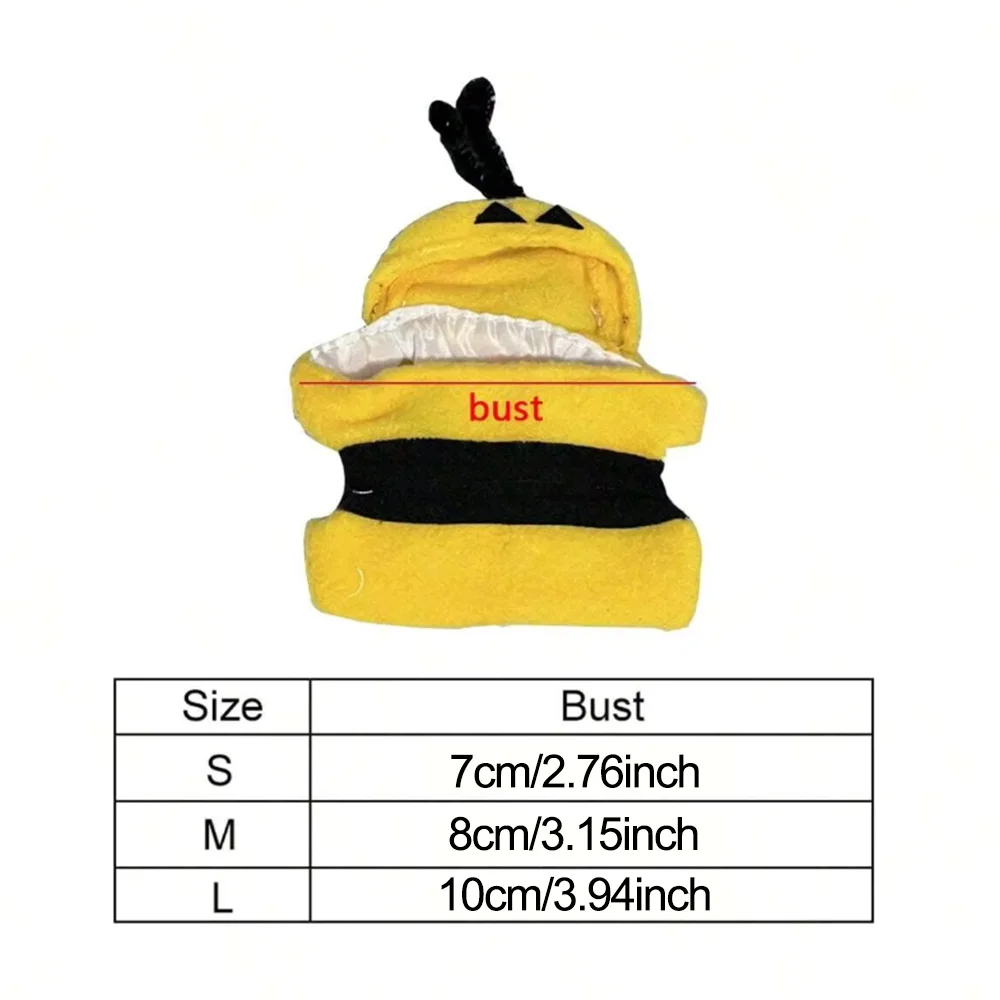 1pc-Bird Clothes Parrot Bee Costume Pet Small Animals Clothes Bee Shaped Hoodie Soft Skin Friendly Pet Bird Suit For Parrots