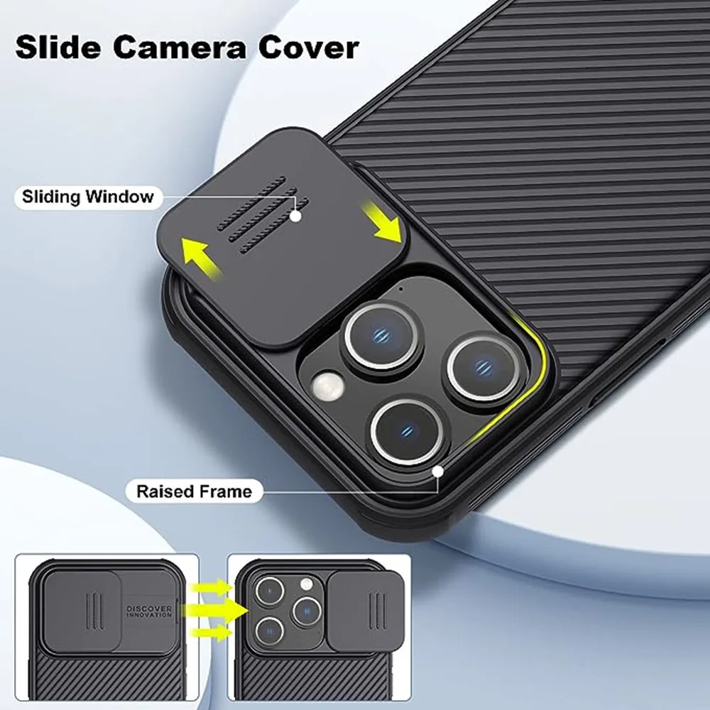 Magnetic MagSafe Case with Slide Camera Shield by Nillkin