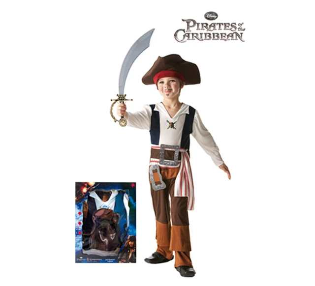 Jack Sparrow kostüm in Box Kinder 3-4 jahre alt-fluch, taucher und  Korsaren/filme, filme