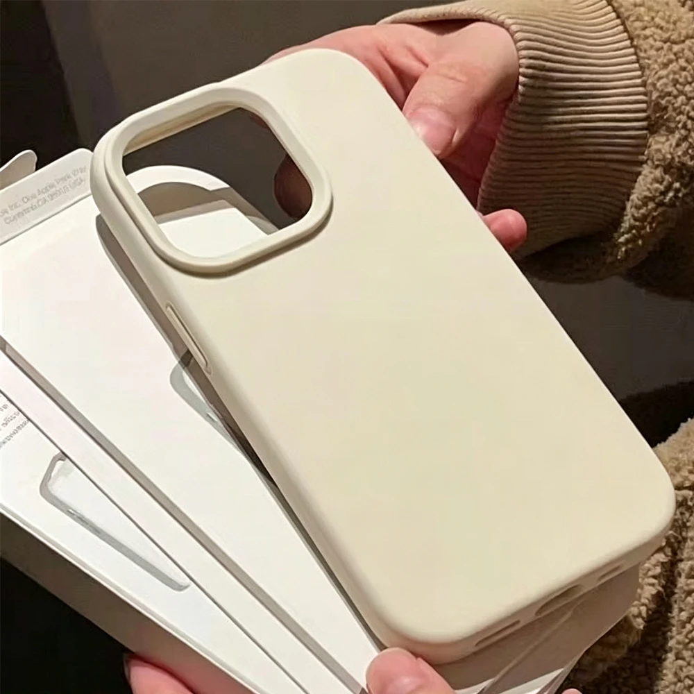Minimalist Blue Shockproof Phone Case - Matte Soft Cover