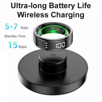 AMZMAX R11 Smart display Ring Men Women with Wireless Charging stand,Health and Sleep Monitor,5ATM Waterproof,Multi-sport Modes - Image 6