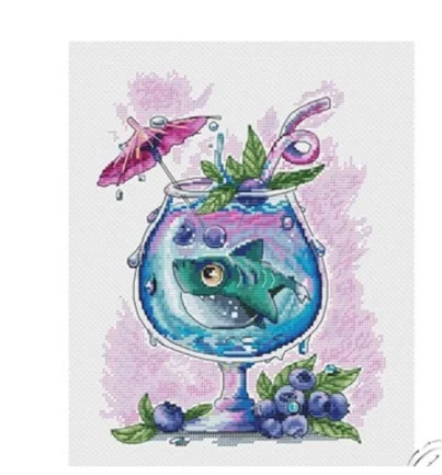 DIY Homefun Cross Stitch Kit - Counted Cross-Stitching Set with New Pattern