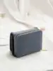1pc Ladies' Short Wallet Suitable For Work & Business ID Card Credit Card For Christmas Gift For Young Girls Women White-Collar 4