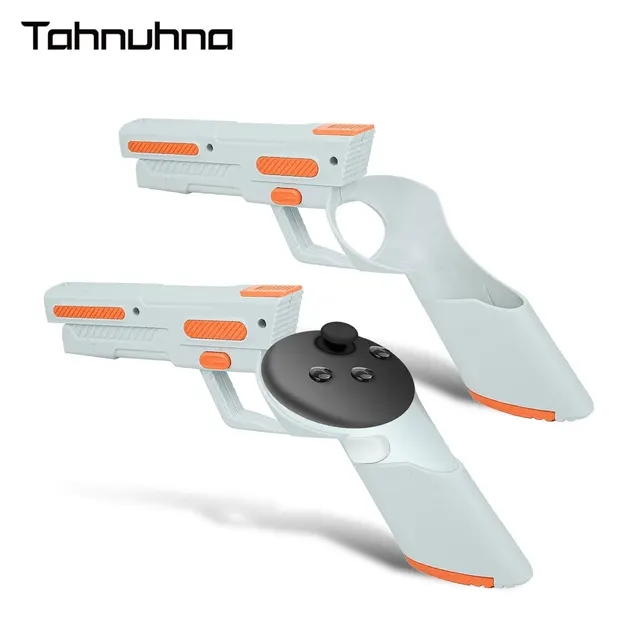 VR Gun Stock For Meta Quest 3/3S Enhanced Shooter Gaming Experience Controller Grips Extension Handle Retrofitting Accessories