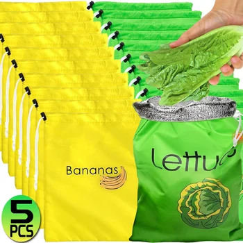 Sac de Conservation des citrouille à Proximité, Gels de Laitue, Conservation Fraîche, Bundle de Poche, Réfrigérateur de Cuisine, Évaluation, Légumes, Fruits 1