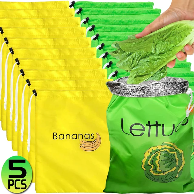 Sac de Conservation des citrouille à Proximité, Gels de Laitue, Conservation Fraîche, Bundle de Poche, Réfrigérateur de Cuisine, Évaluation, Légumes, Fruits 1