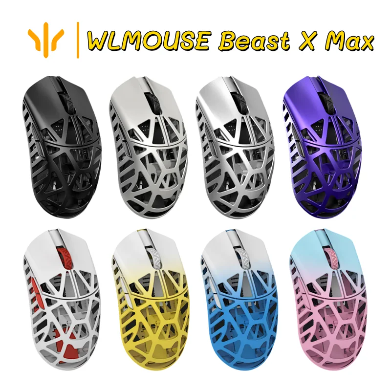 Wlmouse-軽量ゲーミングマウス,マグネシウム合金,8k,beast x max