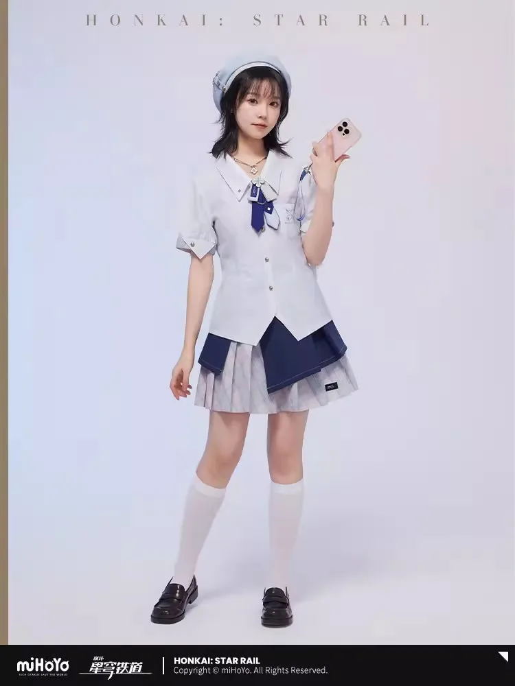 

[Genuine] Pre-sale Honkai: Star Rail Derivative Products Cosplay March 7th Theme Impression Series Beret Fashion Clothing