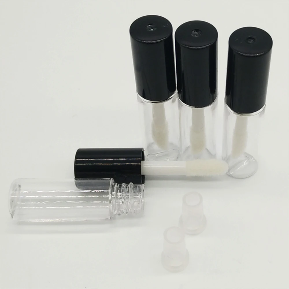 1.2ML 빈 립글로스 튜브 DIY 로즈 골드 플라스틱 휴대용 액체 립스틱 컨테이너 미니 립글로스 튜브 도매