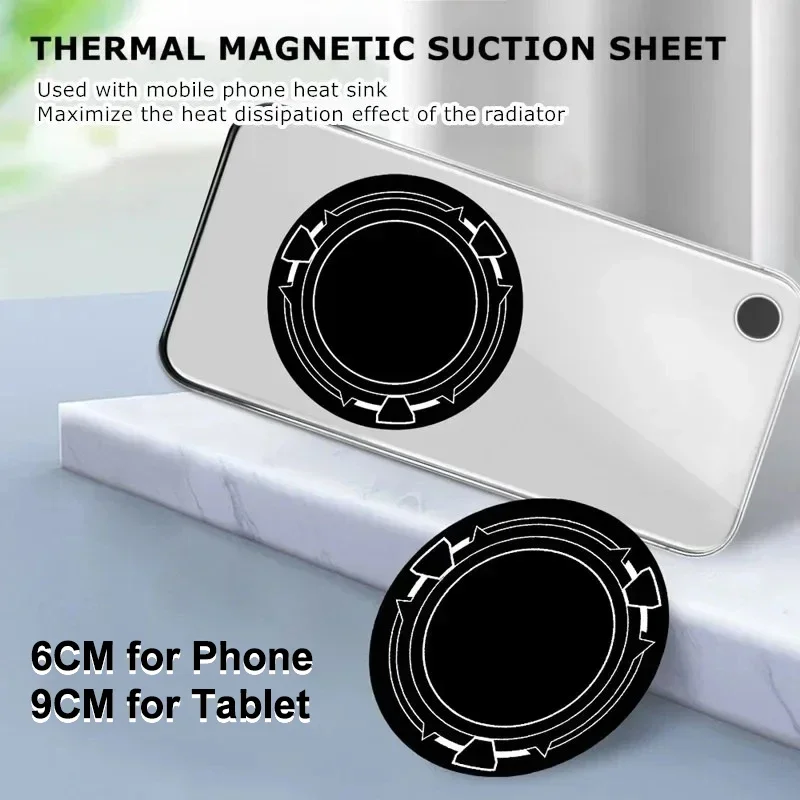 Mobile Phone Cooling Plate for Magnetic Radiating Heat Conduction 1/2/5Pcs