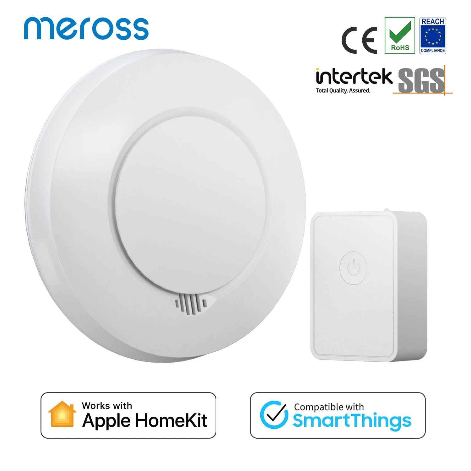 Meross Homekit Wifi Smoke & Fire Detector Smart Smoke Alarm Detector