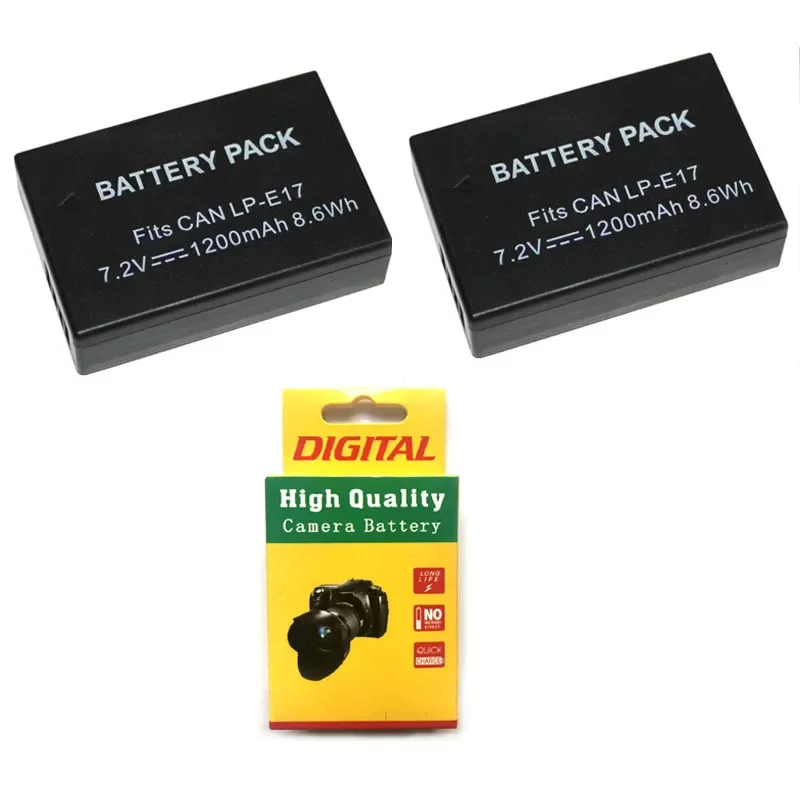 

1200mAh LP-E17 LPE17 Camera Battery For Canon EOS M3 M5 750D 760D/800D/Kiss 8000D/Rebel T6i T6s 750D/Kiss X8i/Rebel T6i/ M3