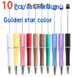 Elegant Assorted Beaded Ballpoint Pens - Creative Gifts & Home Decor (Golden star color)