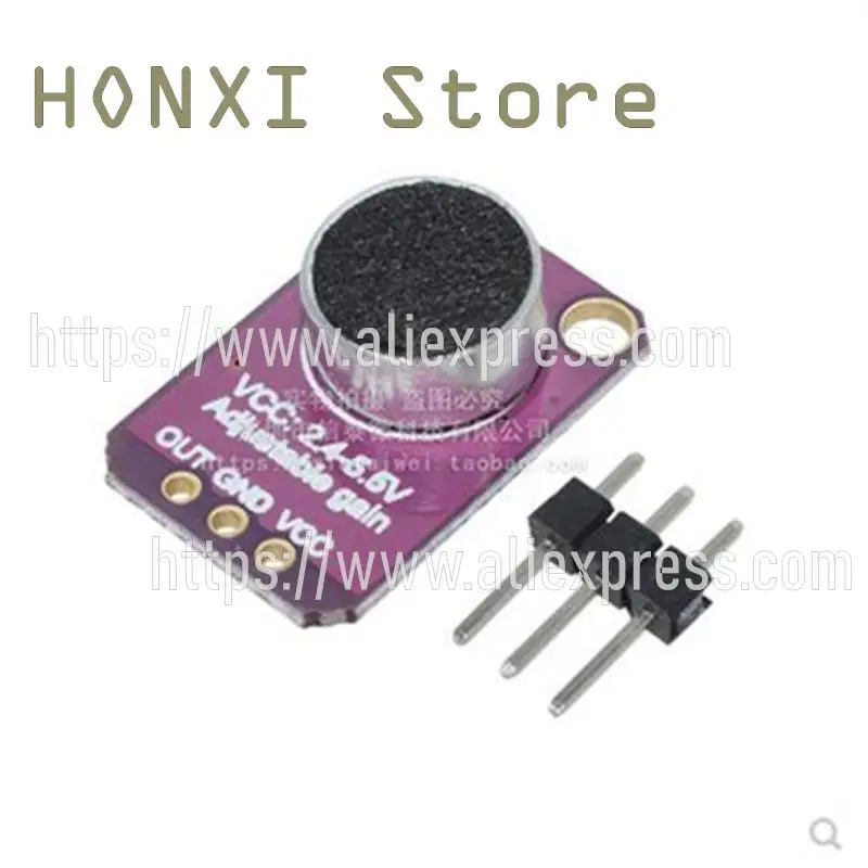 Микрофонный предусилитель MAX4466