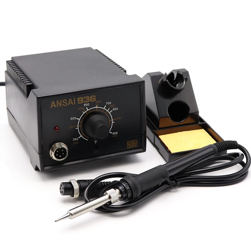 

Ansai 936 constant temperature soldering station 60W thermostat electric soldering iron set repair electronic solder welding