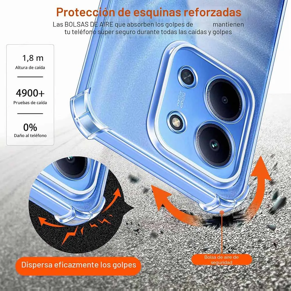 Airbag Shockproof Silicone Soft Case - Ultra Thin Clear Protective Shell