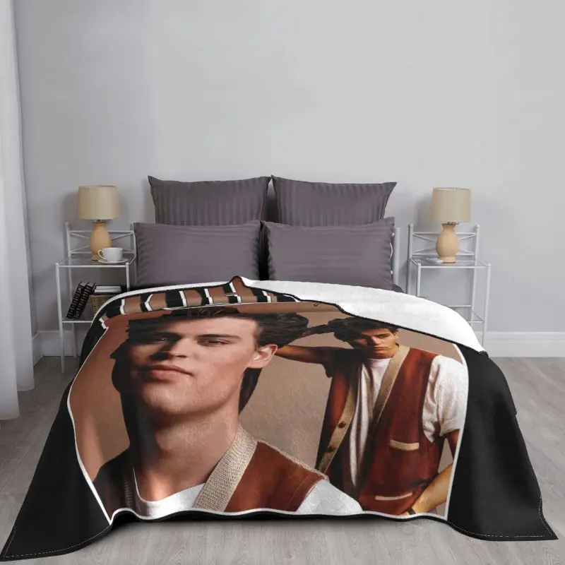 Johnny Depp,90s ��� ���Ŀ� ���� ħ�뺸 Faux Fur Throw Home Decotation