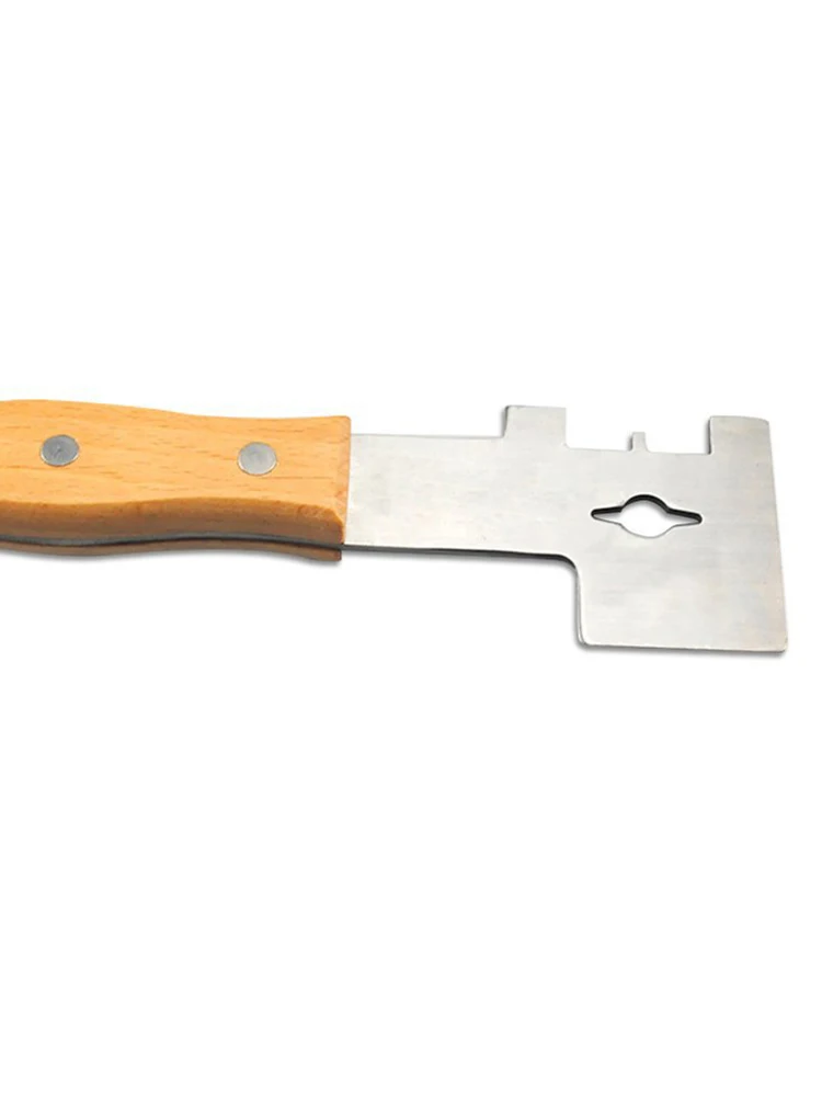 Multifunctional Honey Scraper Wood Handle Honey Scraping Knife Beekeeper Beekeeping Equipment Apiculture Supplies